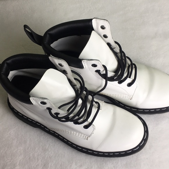 Dr. Martens Shoes - Dr Martens White Boot Size 11